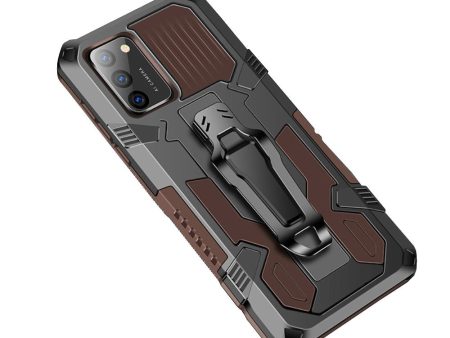 Samsung Galaxy A02s Hybrid Håndværker Cover m. Clip - Sort   Coffee Supply