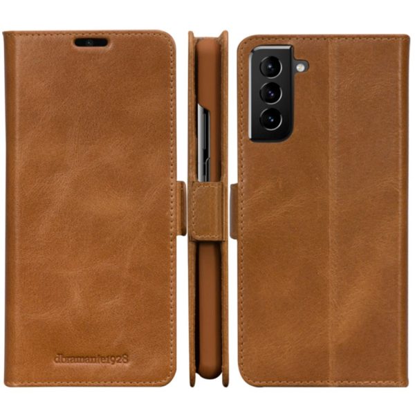 Samsung Galaxy S21+ (Plus) dbramante1928 Copenhagen Slim Læder Cover m. Pung - Tan Supply