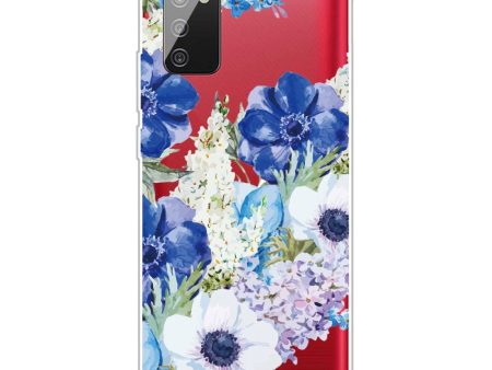 Samsung Galaxy A02s Fleksibel Plastik Cover - Blomster Print Discount