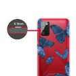 Samsung Galaxy A02s Fleksibel Plastik Cover - Sommerfugle Print For Sale