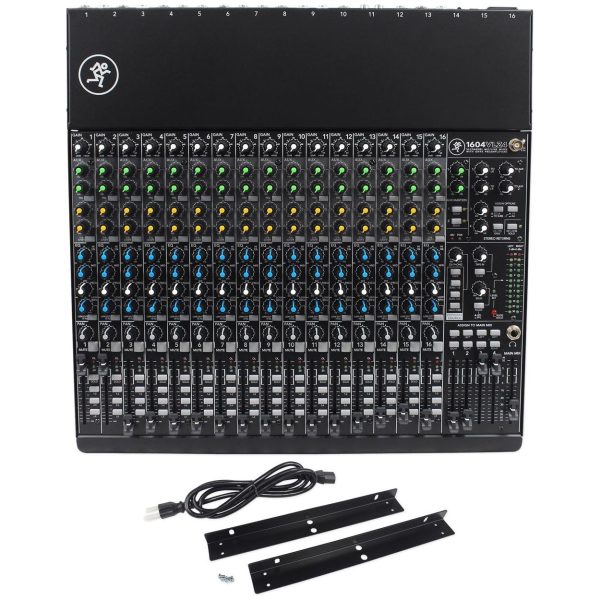 Mackie 1604VLZ4 16-ch. Compact Low-Noise Mixer w  16 ONYX Preamps+SKB Rack Case Online Hot Sale