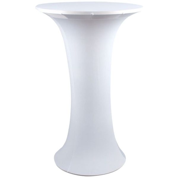 (6) Club Scene Highboy Tables w White Scrim+Carry Bag+DJ Facade+(2) Totem Stands For Cheap