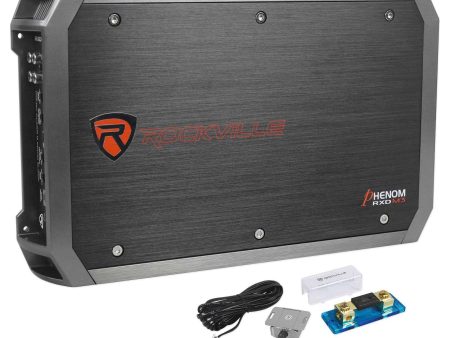 Rockville 2000w Mono Amplifier For (2) Rockford Fosgate P3D4-10 10  Subwoofers Supply