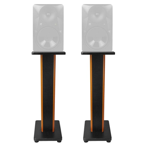 (2) Rockville 28  2-Tone Studio Monitor Speaker Stands For Mackie MR824 Monitors Fashion