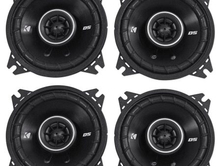 (4) Kicker 43DSC404 DSC40 240 Watt 4  Inch 2-Way Car Audio Speakers DS40 For Sale