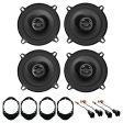 Alpine S 5.25  Front+Rear Speaker Replacement For 2000-2010 Ford F-650 750 Sale