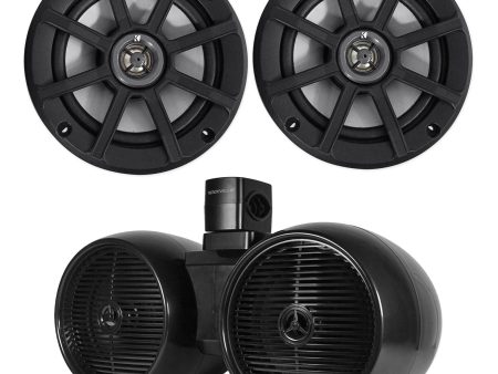 (2) Kicker 42PSC652 PSC65 6.5  240w ATV UTV RZR Speakers+Free Dual 8  Wakeboards Online Sale