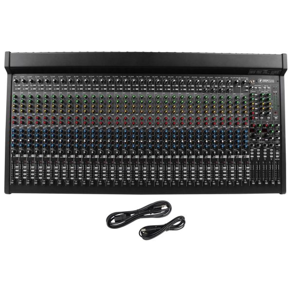 Mackie 3204VLZ4 32-ch. 4-Bus FX Mixer 3204-VLZ4+Monitors+Headphones+36  Stands Hot on Sale