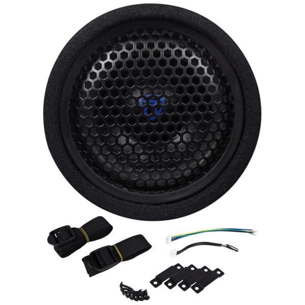 Rockville RTB65A 6.5  300 Watt Powered Subwoofer Bass Tube + MP3 Input + Amp Kit Fashion