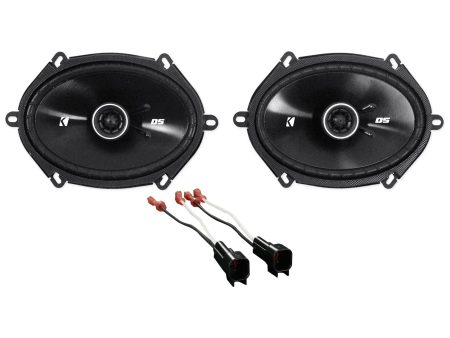 Kicker 6x8  Front Factory Speaker Replacement Kit For 1999-02 Lincoln Navigator Online Hot Sale