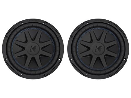 (2) Kicker 44CVX102 Comp VX CVX 10  2400w Car Subwoofers Subs CVX10-2 44CVX10-2 Online