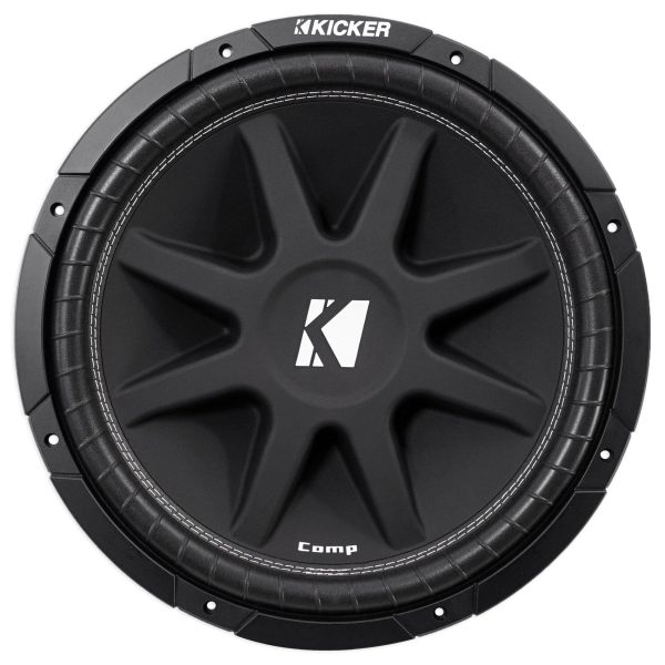 2) KICKER 43C154 Comp 15  1000 Watt Car Subwoofers Subs+Sealed Sub Box Enclosure Fashion