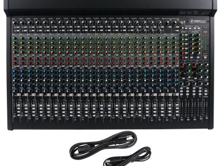 New Mackie 2404VLZ4 24-channel Mixer+ATH-M30X Headphones+PRO37 Mic+XLR Cables For Discount