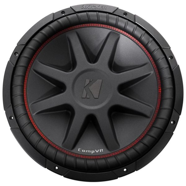 (2) Kicker 43CVR154 COMPVR 15  2000 Watt Car Subwoofers+Sealed Sub Box Enclosure For Discount