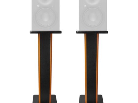 (2) Rockville 28  2-Tone Studio Monitor Speaker Stands For Mackie XR824 Monitors Discount