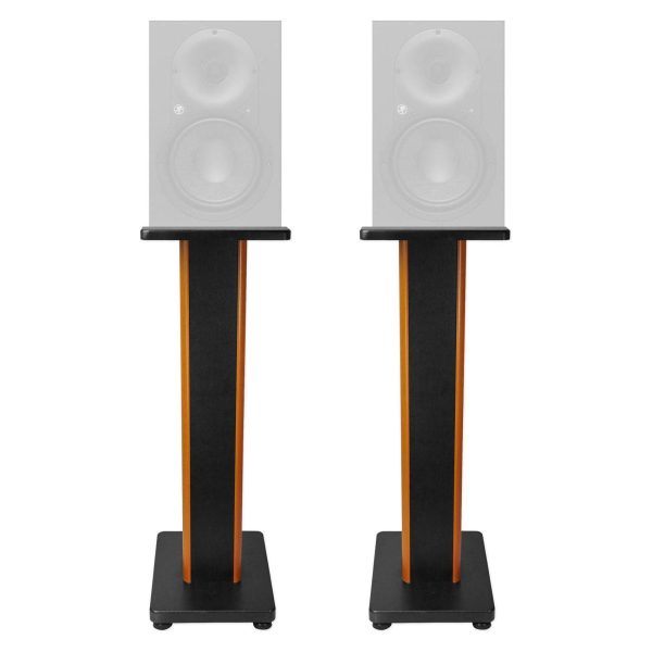 (2) Rockville 28  2-Tone Studio Monitor Speaker Stands For Mackie XR824 Monitors Discount