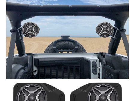 SSV 6.5  Swivel Roll Bar + Soundbar Speakers For 2017-Up Jeep Wrangler JL 4 Door Online Sale