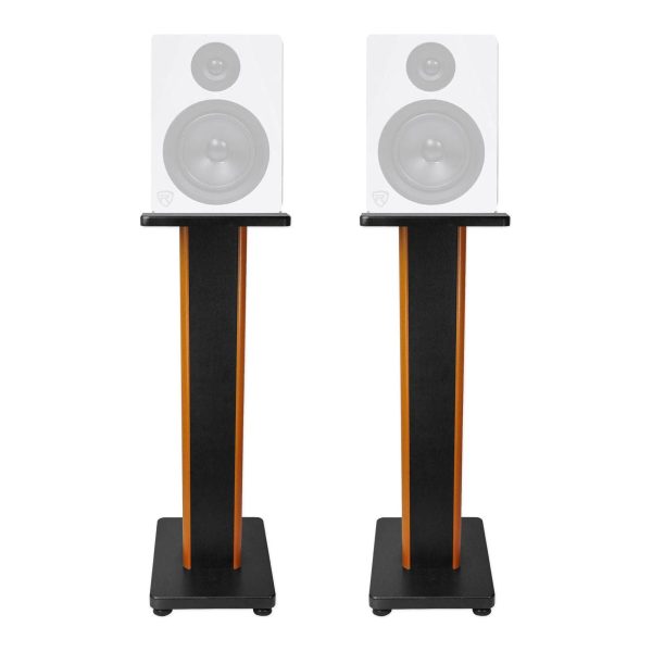 (2) Rockville 28  2-Tone Studio Monitor Speaker Stands For Rockville DPM5W Online now