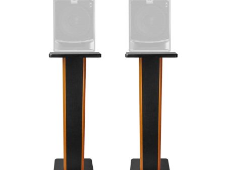 (2) Rockville 28  2-Tone Studio Monitor Speaker Stands For JBL 708P Monitors For Discount