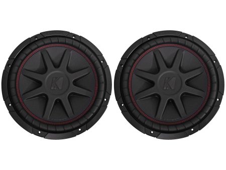 (2) Kicker 43CVR122 COMPVR 12  1600 Watt Car Audio Subwoofers Subs CVR12-2 on Sale