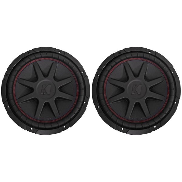 (2) Kicker 43CVR122 COMPVR 12  1600 Watt Car Audio Subwoofers Subs CVR12-2 on Sale