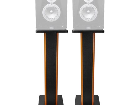 (2) Rockville 28  2-Tone Studio Monitor Speaker Stands For Avantone Pro Abbey For Sale