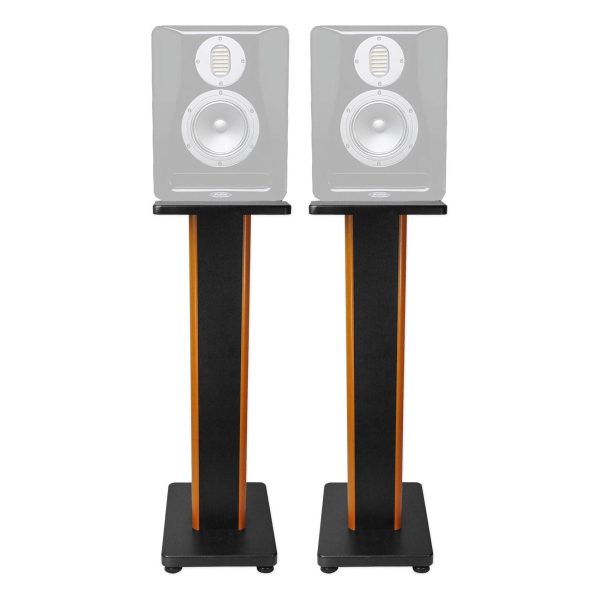 (2) Rockville 28  2-Tone Studio Monitor Speaker Stands For Avantone Pro Abbey For Sale