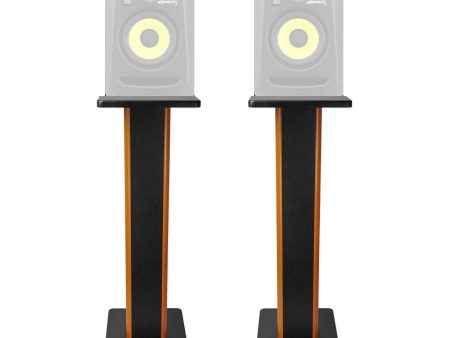 (2) Rockville 28  2-Tone Studio Monitor Speaker Stands For KRK ROKIT 5 G3 Hot on Sale