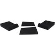 2) Rockville Foam Isolation Pads For Mackie MR524 Studio Monitor Speakers Hot on Sale