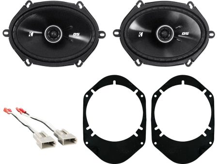 Kicker 6x8  Rear Factory Speaker Replacement Kit For 1997-1998 Ford Expedition Supply