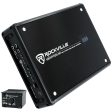 2) Rockville W65K9D4 6.5  1000w Car Subwoofers+Sealed Box+Mono Amplifier+Amp Kit Hot on Sale