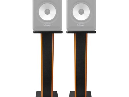 (2) Rockville 28  2-Tone Studio Monitor Speaker Stands For Behringer NEKKST K8 on Sale