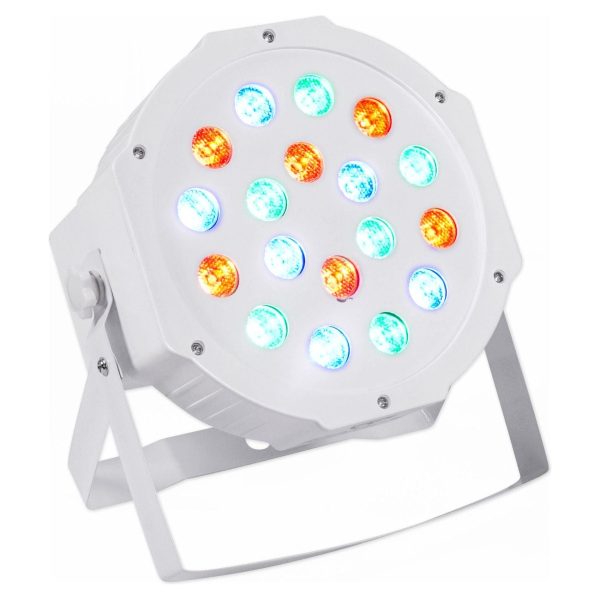 24) FARENHEIT FHB-118 LED RGB DMX LED PAR Wash Lights+Controller+24) Cables+Bags Discount