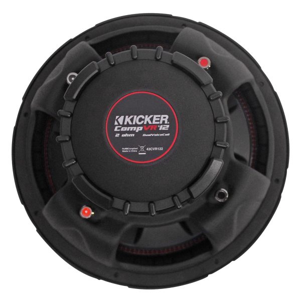 (2) Kicker 43CVR122 COMPVR 1600W 12  Car Subwoofers Subs+Mono Amplifier+Amp Kit Fashion