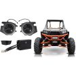 Polk Speakers for 2014-18 Polaris RZR 1000 900S Turbo+Pods+Amp+Pre-Amp Control For Discount