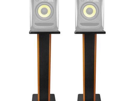 (2) Rockville 28  2-Tone Studio Monitor Speaker Stands For KRK ROKIT 4 G3 on Sale