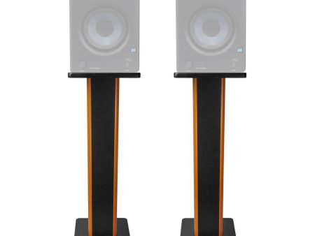 (2) Rockville 28  2-Tone Studio Monitor Speaker Stands For Presonus Eris E4.5 on Sale