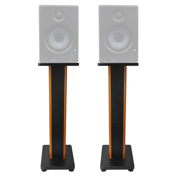 (2) Rockville 28  2-Tone Studio Monitor Speaker Stands For Presonus Eris E4.5 on Sale