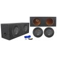 2) American Bass XR-10D2 2000w 10  Car Audio Subwoofers+Sealed Sub Box Enclosure Online