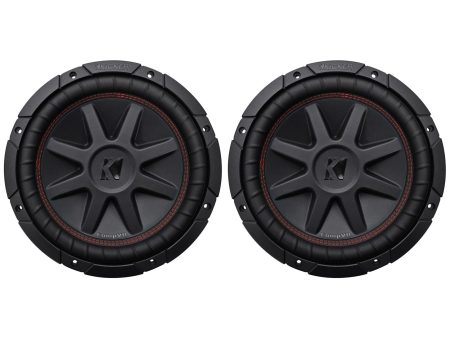 (2) Kicker 43CVR104 COMPVR 1400 Watt 10  Car Stereo Subwoofers Subs CVR10-4 Online now