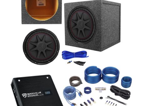 Kicker 43CVR122 COMPVR 12  800 Watt Subwoofer+Sealed Box+Mono Amplifier+Amp Kit Online