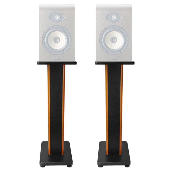 (2) Rockville 28  2-Tone Studio Monitor Speaker Stands For Focal Shape 50 Online Hot Sale