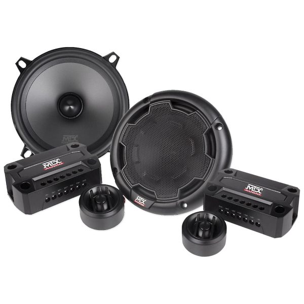 (2) Pairs MTX THUNDER51 5.25  360w Car Component Speakers Multi-Mount Tweeters Online now