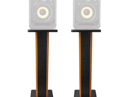 (2) Rockville 28  2-Tone Studio Monitor Speaker Stands For KRK V4 S4 Monitors Sale