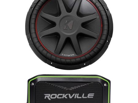 Kicker 43CVR154 COMPVR 1000 Watt 15  Car Subwoofer Sub CVR15-4 + Speaker Sale