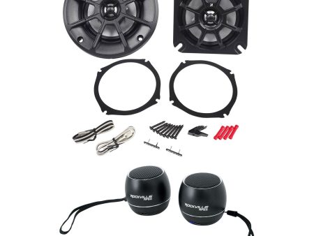 Pair Kicker 40PS42 4  Motorcycle Speakers Fits Honda Goldwing PS4+Free Speakers Discount