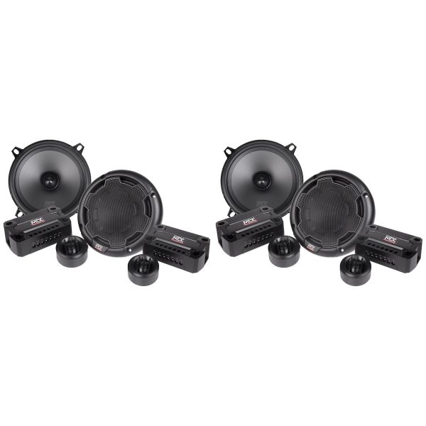 (2) Pairs MTX THUNDER51 5.25  360w Car Component Speakers Multi-Mount Tweeters Online now