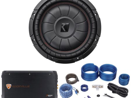 Kicker 43CVT104 COMPVT 800W 10  Car Subwoofer Sub+2-Channel Amplifier+Amp Kit Fashion