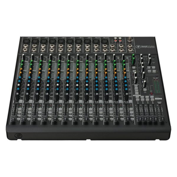 New Mackie 1642VLZ4 16 Channel Mixer Bundle+Rack Mount Kit+XLR Cables+Mic Stand Online Hot Sale