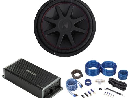 Kicker 43CVR152 COMPVR 15  1000w Car Subwoofer Sub+Mono Smart Sub Amplifier on Sale